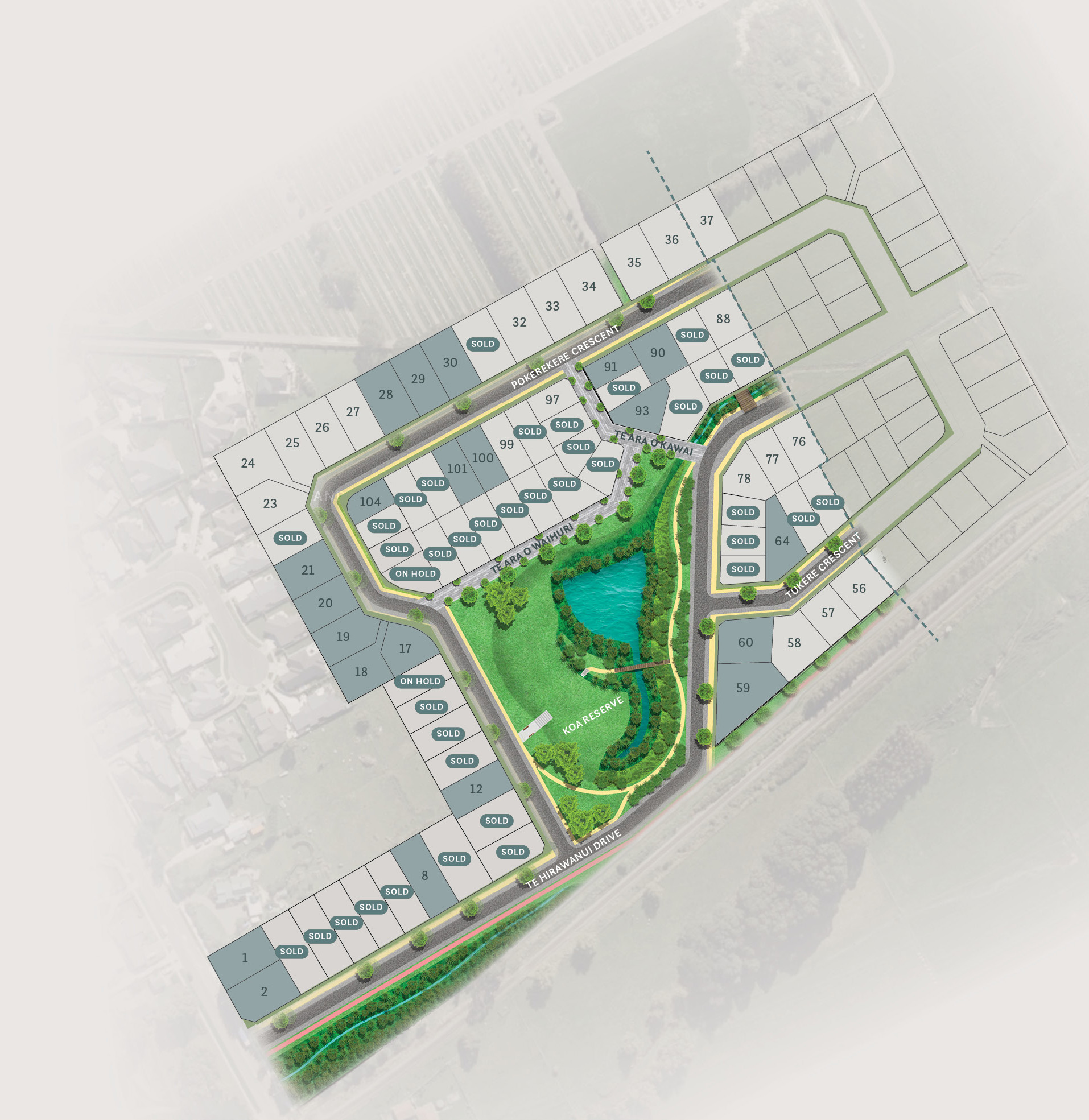 Tamakuku Terrace Map