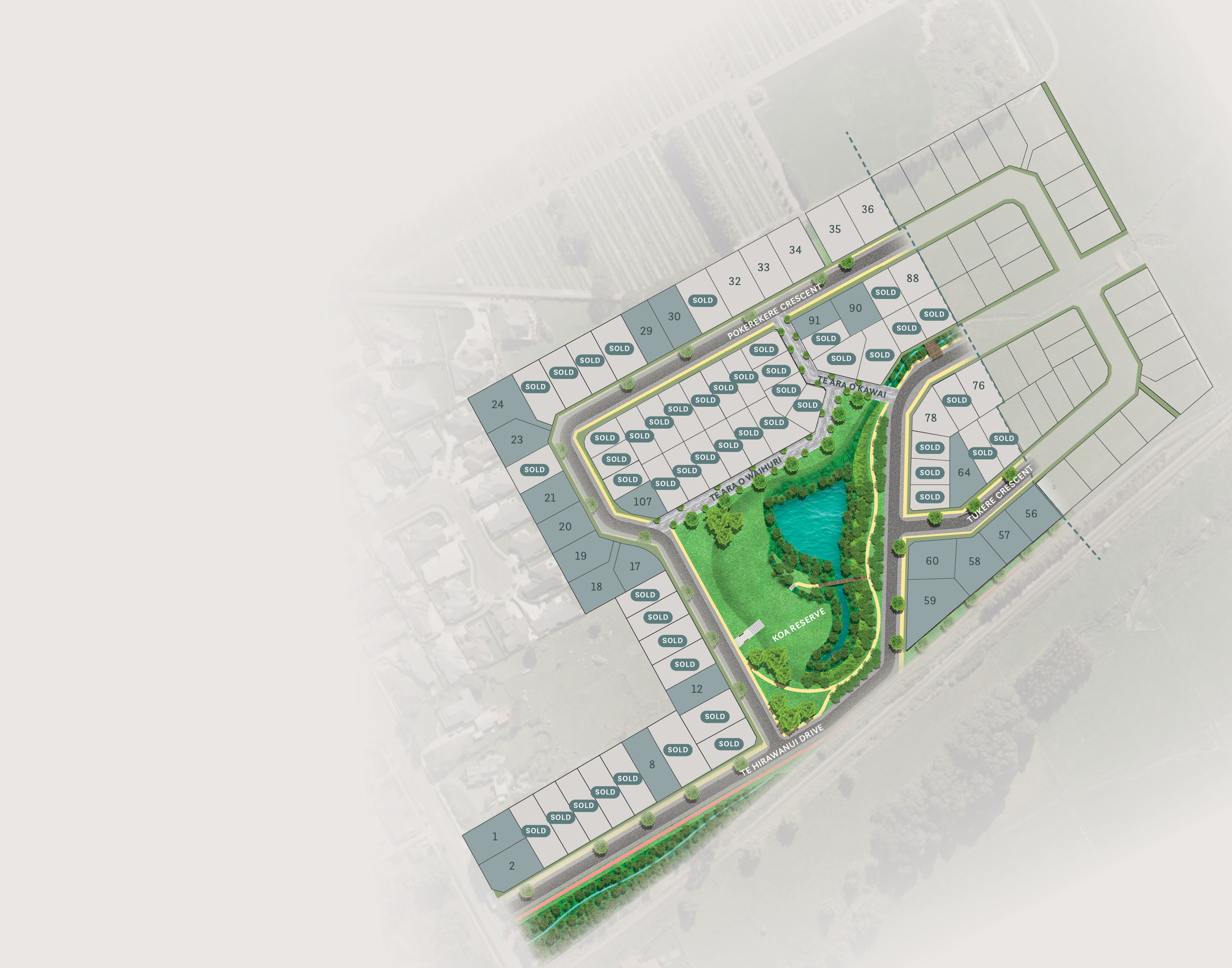 Tamakuku Terrace Map